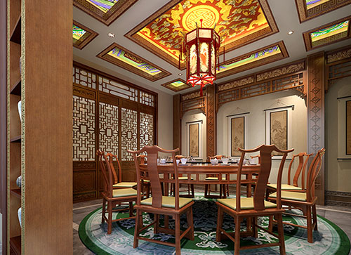津南中式古典风格家居装修设计效果图