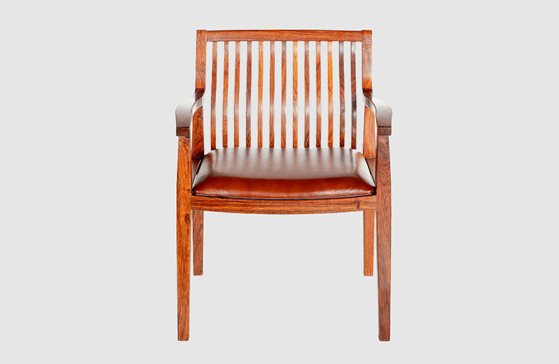 津南中式实木大方椅家具效果图